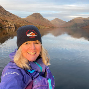 Jo Moseley, author of Stand-up Paddleboarding in the Lake District, on Wast Water