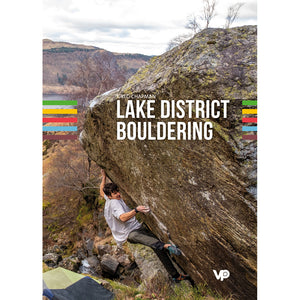 Lake District Bouldering cover 2024 reprint - Aidan Roberts on Spots of Time by Jim Pope