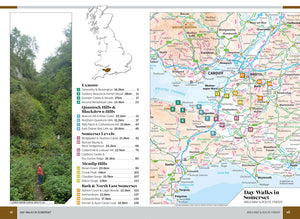 Sample pages from Day Walks in Somerset by Jen and Sim Benson 