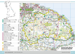 Sample pages from North York Moors Mountain Biking 2023 second edition by Tony Harker