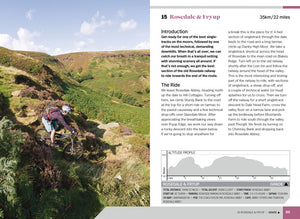 Sample pages from North York Moors Mountain Biking 2023 second edition by Tony Harker