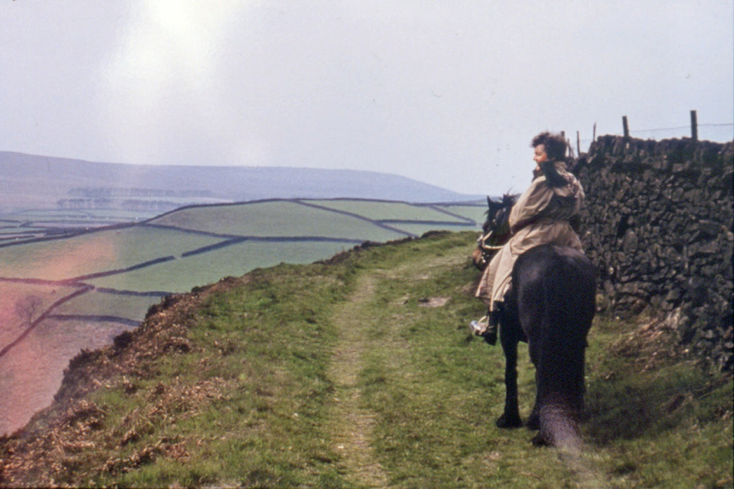 Ethel on her pony Bracken in the Dark Peak. © CPRE PDSY