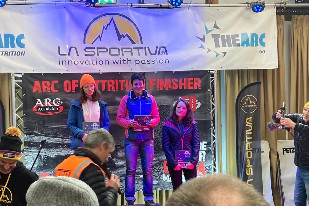 Sabrina Verjee finishes first female in the Arc of Attrition