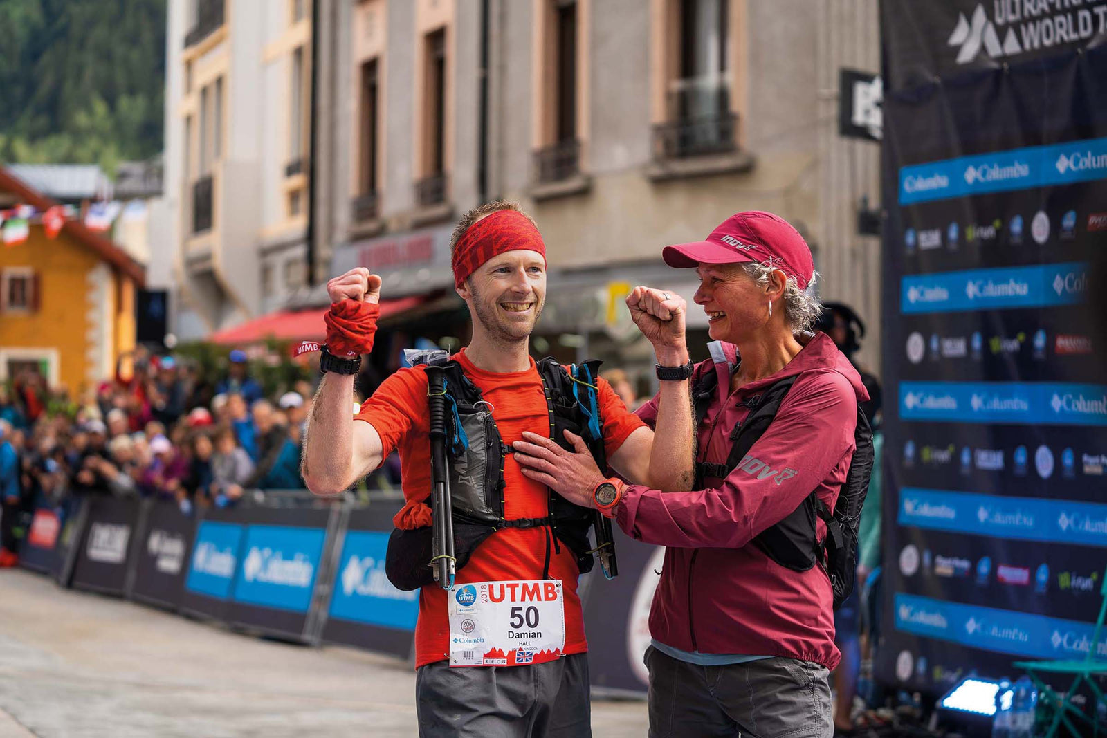 UTMB "Yeah but have you got any macaroons left?" © Andy Jackson
