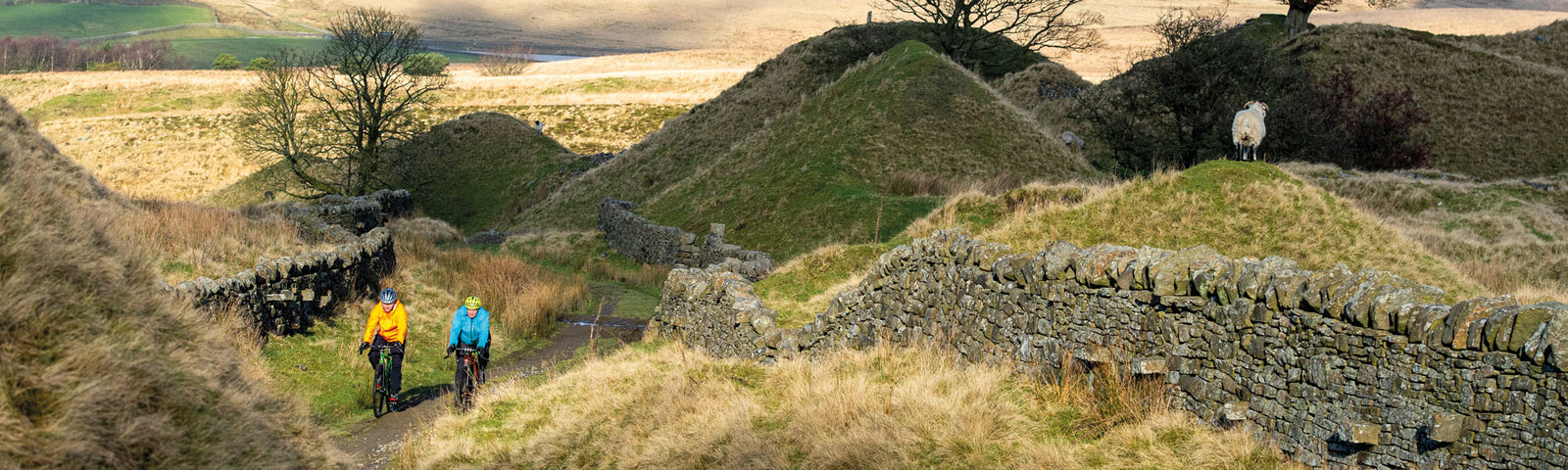 Mountain biking on the Pennine Bridleway in Northern England, photo by Joolze Dymond