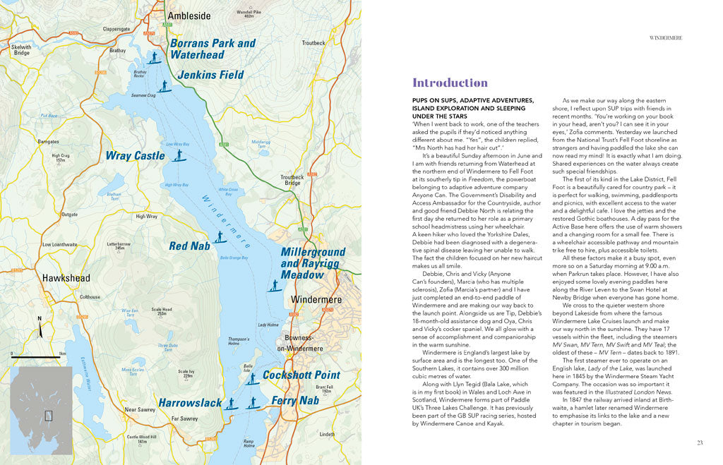 Stand-up Paddleboarding in the Lake District by Jo Moseley sample pages