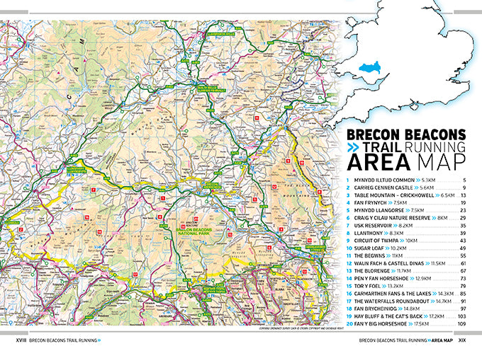 Brecon Beacons Trail Running - Adventure Books by Vertebrate Publishing