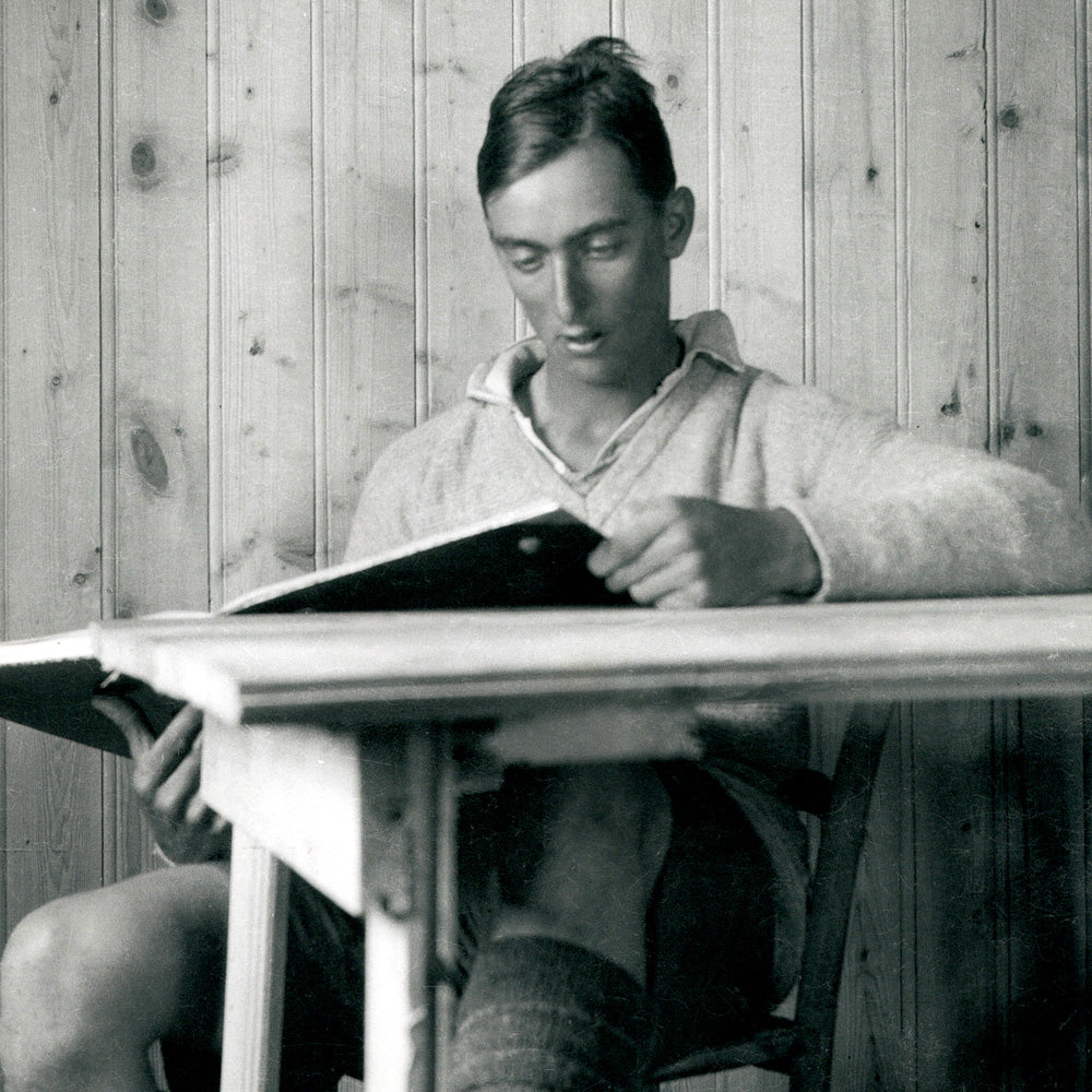 Portrait for Jack Longland, from A Man for All Mountains by Mark Lambert 9781898573289