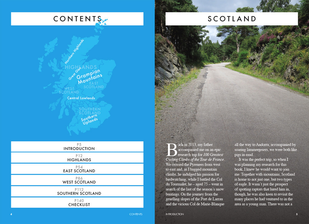 Cycling Climbs of Scotland by Simon Warren sample pages 9781839812835