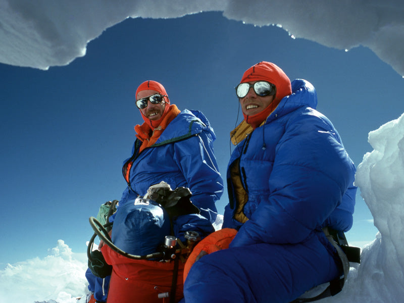 Photo by Doug Scott, from Everest the Hard Way by Chris Bonington