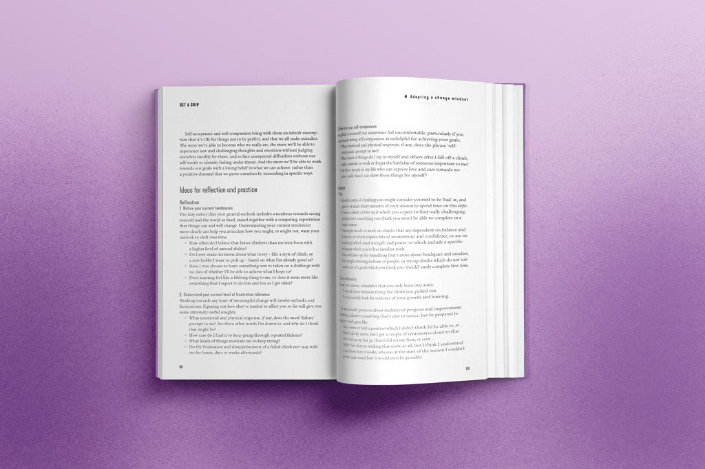 Get a Grip: A climbers’ route to stronger mindset & better mental health by Louis Parkinson and Joel Robertson 9781839813047 sample pages