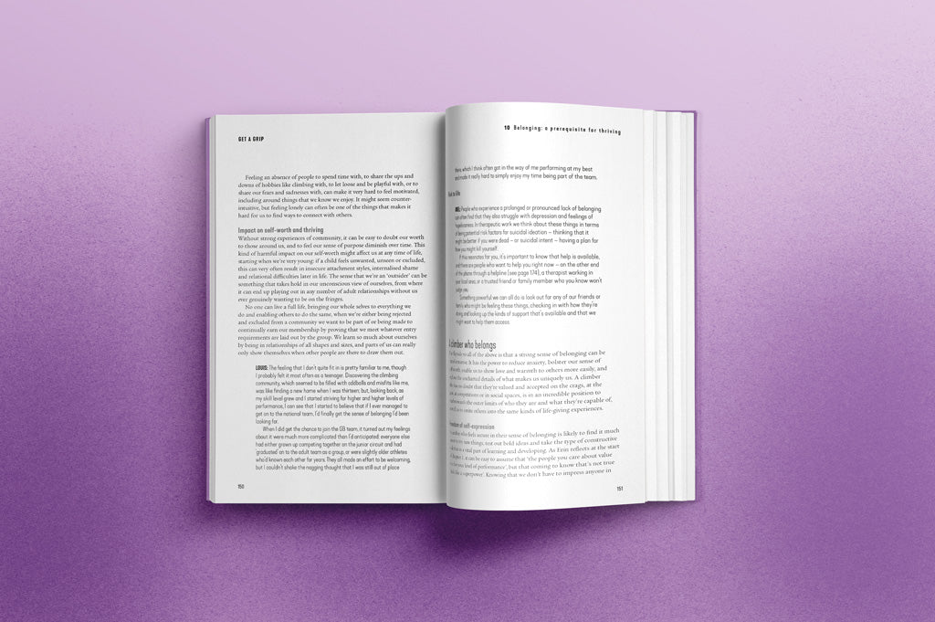 Get a Grip: A climbers’ route to stronger mindset & better mental health by Louis Parkinson and Joel Robertson 9781839813047 sample pages