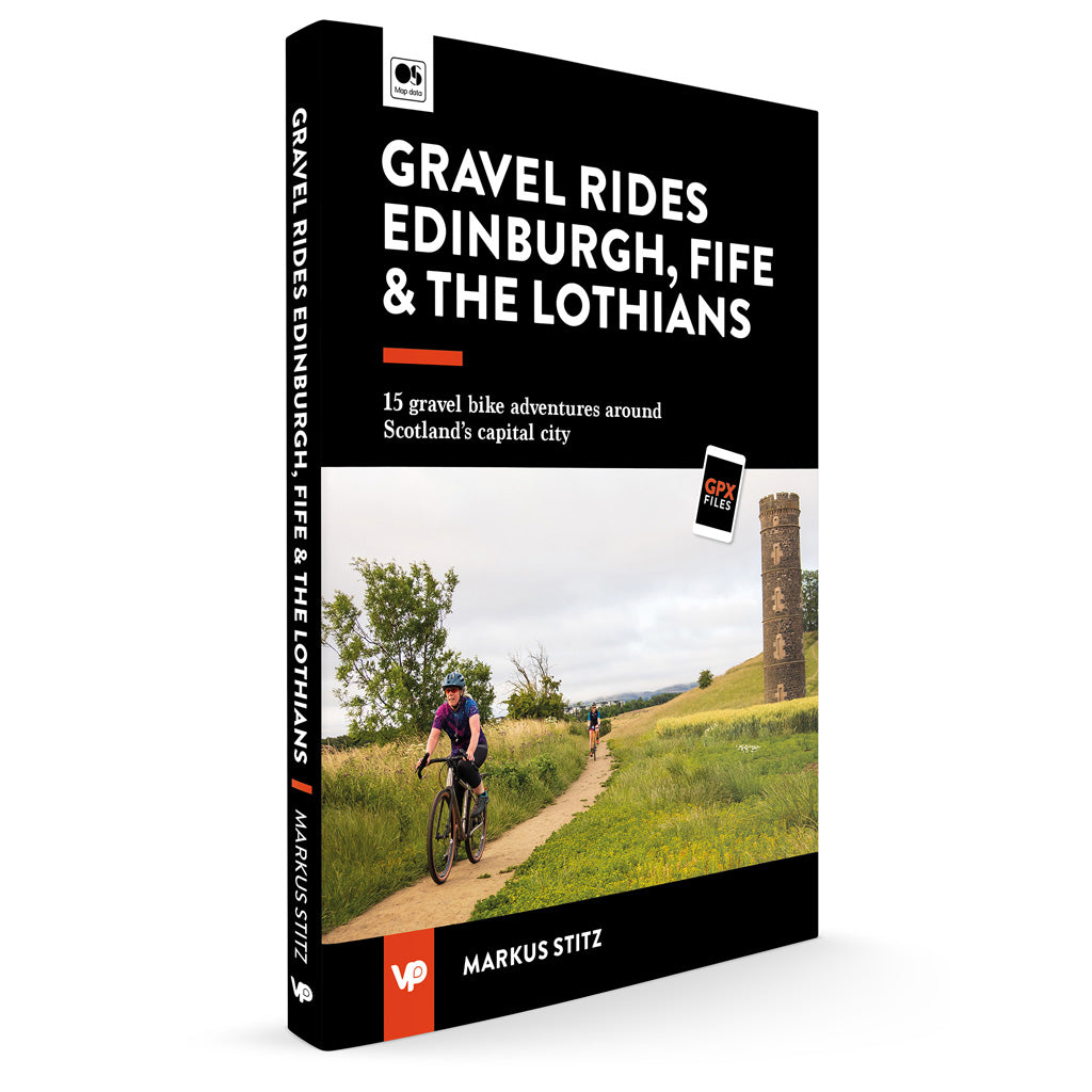 Gravel Rides Edinburgh, Fife & the Lothians by Markus Stitz mock-up cover image 9781839812996