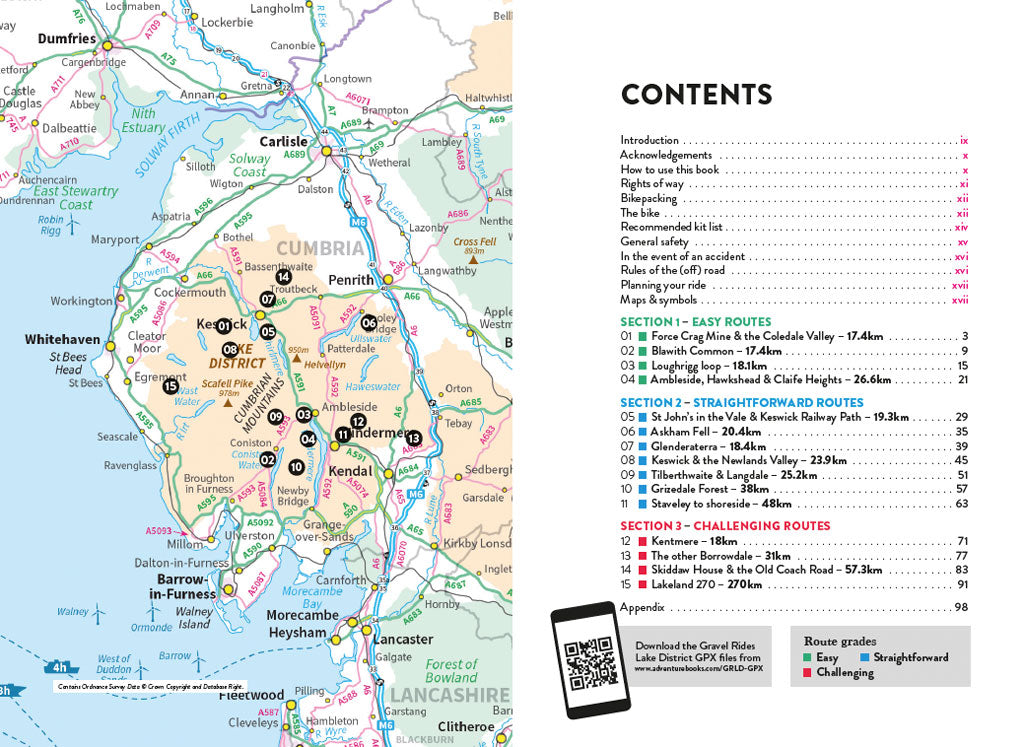 Gravel Rides Lake District sample pages 9781839811845