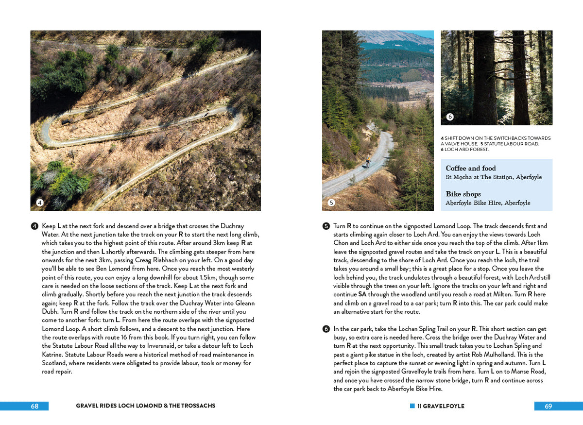Gravel Rides Loch Lomond & The Trossachs by Markus Stitz 9781839812781 Sample Pages