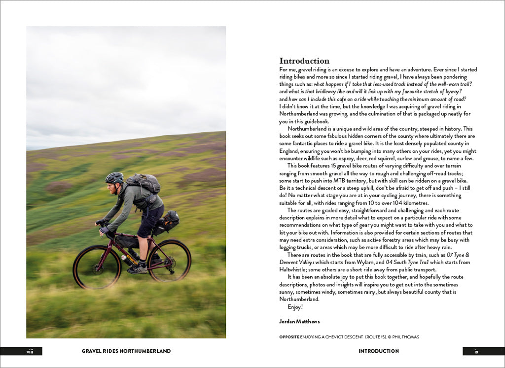 Gravel Rides Northumberland by Jordan Matthews 9781839812859 sample pages
