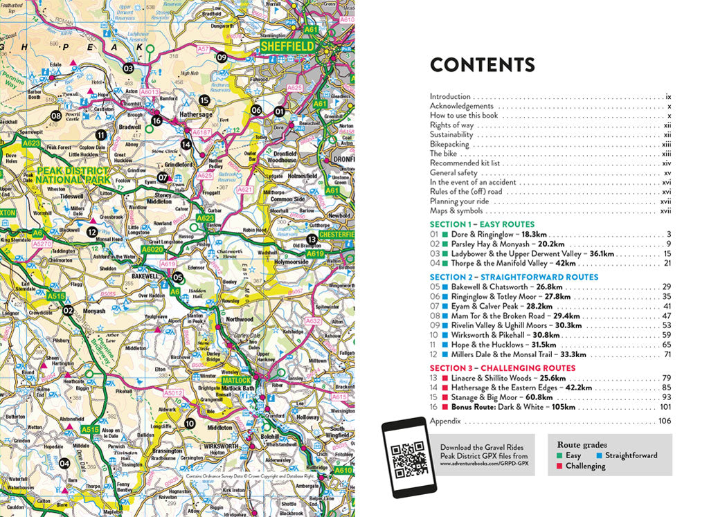 Gravel Rides Peak District sample pages