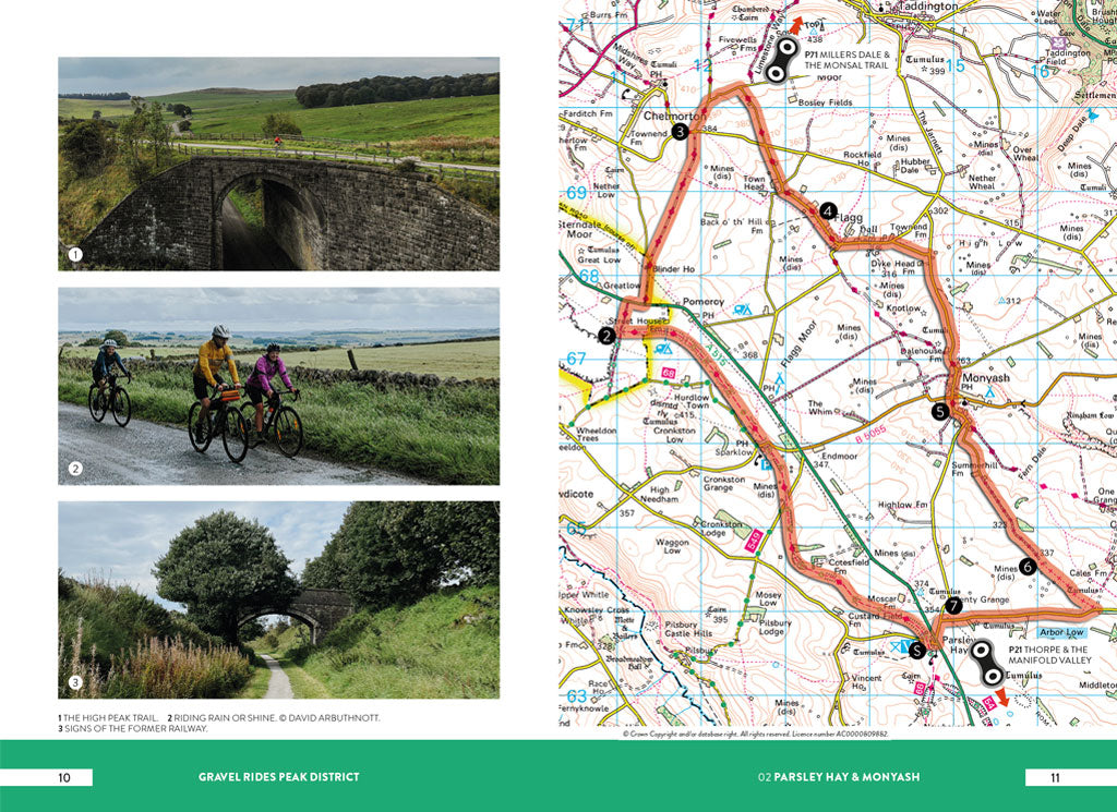 Gravel Rides Peak District sample pages