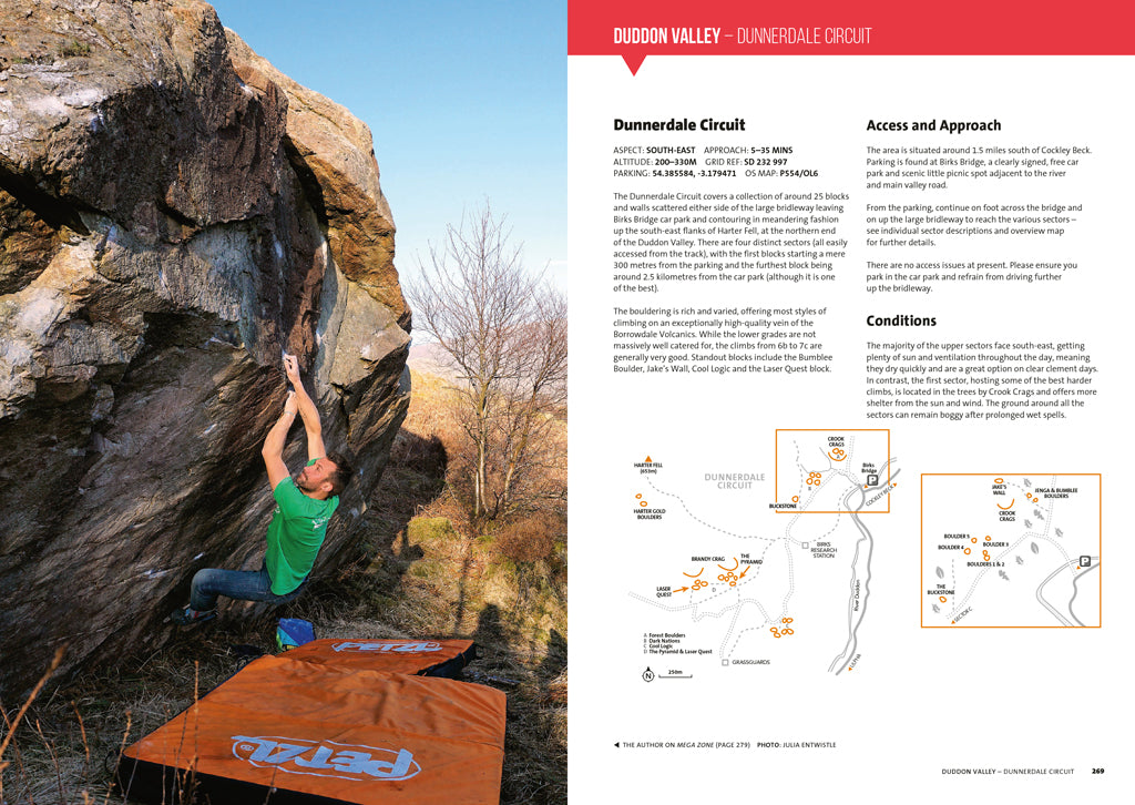 Lake District Bouldering sample pages