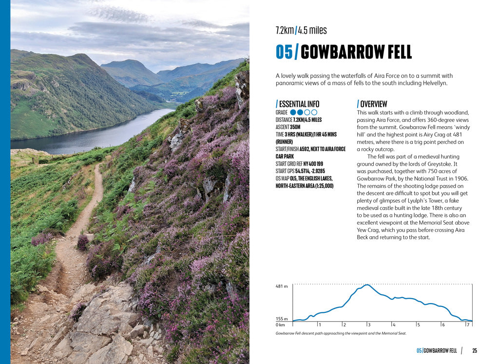 Mountain Walks Helvellyn | Adventure Books by Vertebrate Publishing