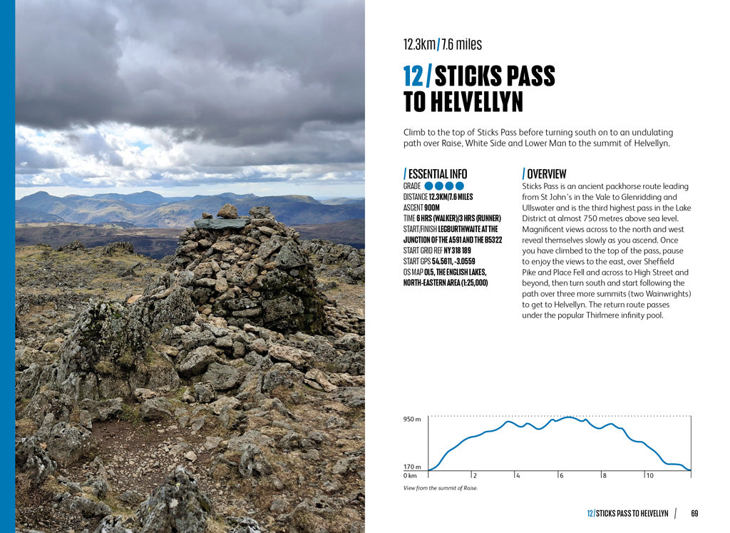 Mountain Walks Helvellyn | Adventure Books by Vertebrate Publishing