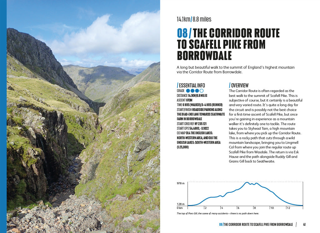 Sample pages from Mountain Walks Scafell Pike by Graham Uney 9781839812569