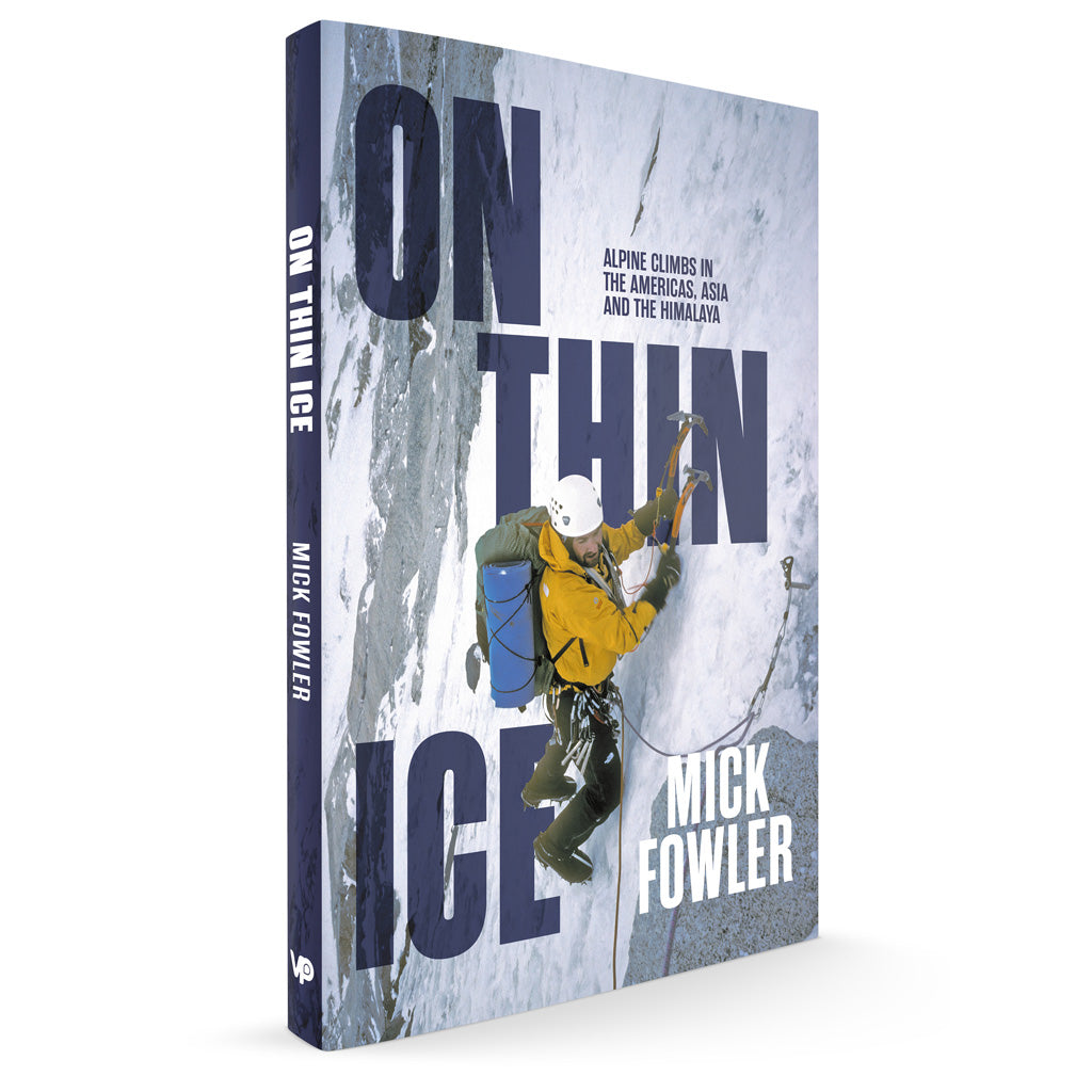 On Thin Ice by Mick Fowler 9781839813252 cover mock-up