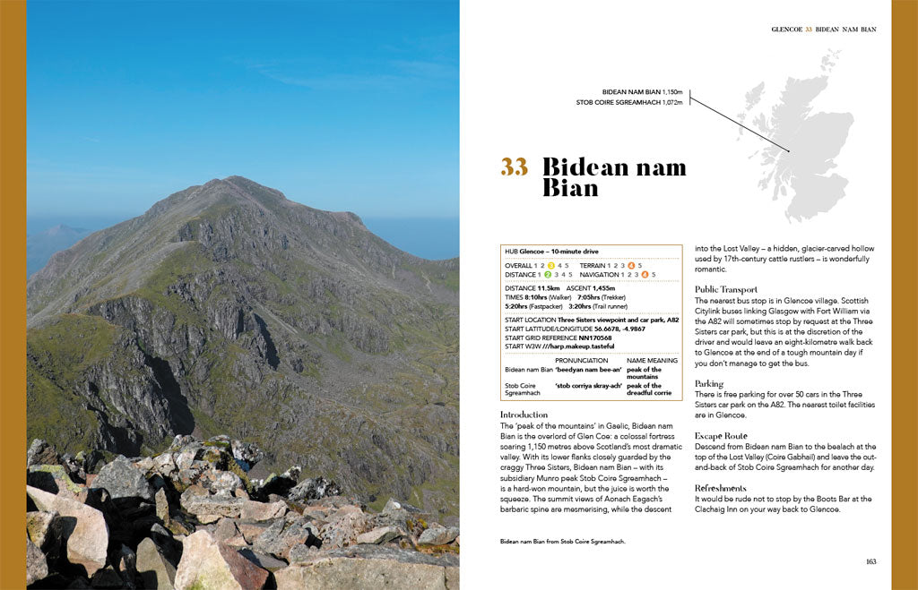 Peak Bagging Munros Volume 1 by Nicola Hardy 9781839812583 Sample Pages