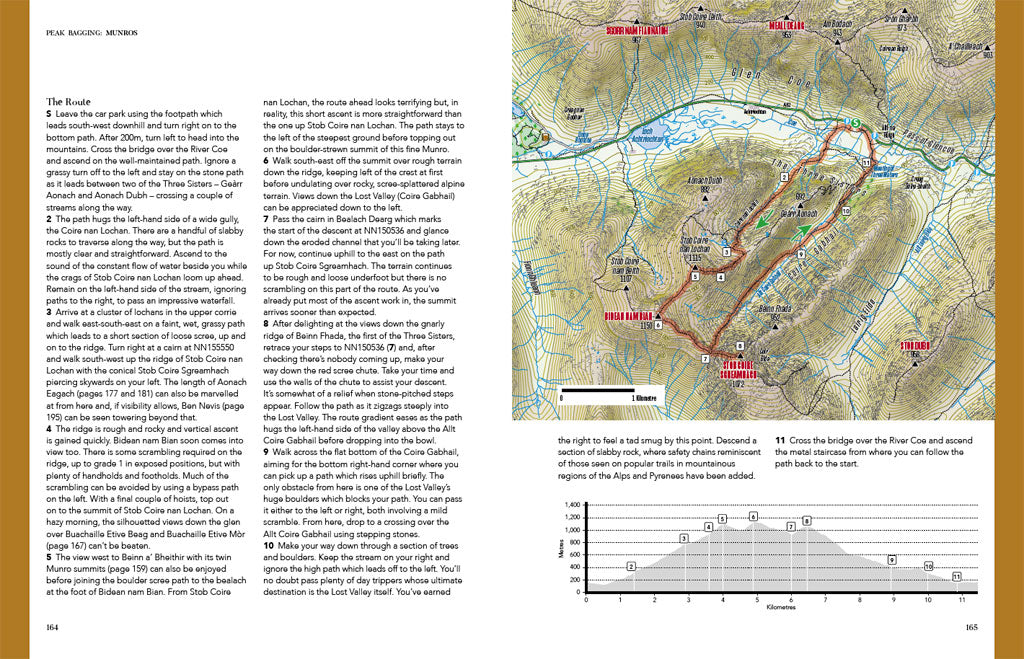 Peak Bagging Munros Volume 1 by Nicola Hardy 9781839812583 Sample Pages