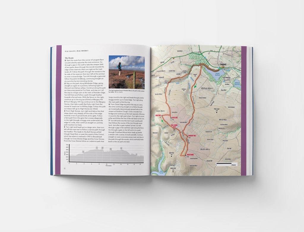 Sample pages from Peak Bagging Peak District by Anna Paxton 9781839812675