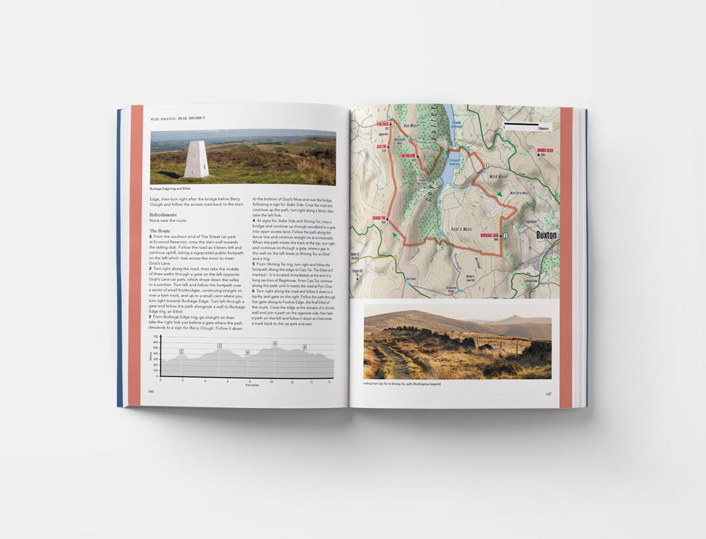 Sample pages from Peak Bagging Peak District by Anna Paxton 9781839812675