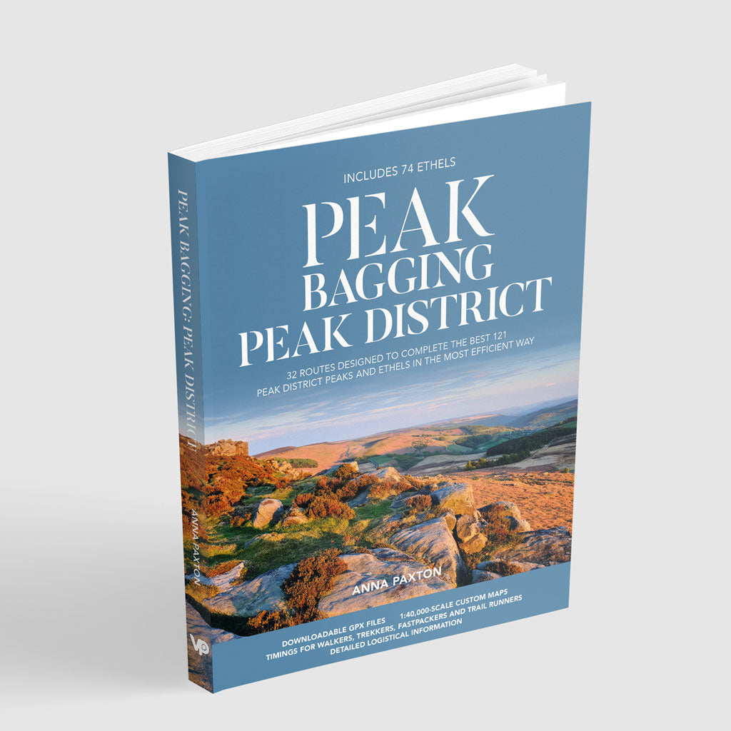 Peak Bagging Peak District by Anna Paxton 9781839812675 mock-up book cover image