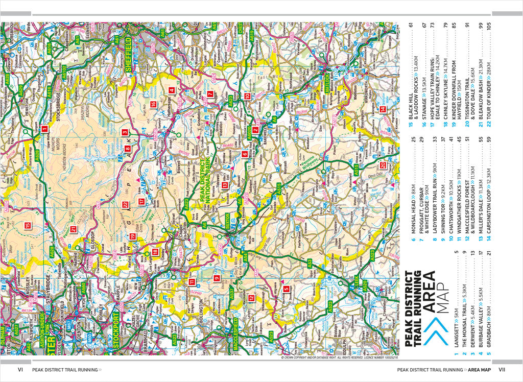 Peak District Trail Running sample pages