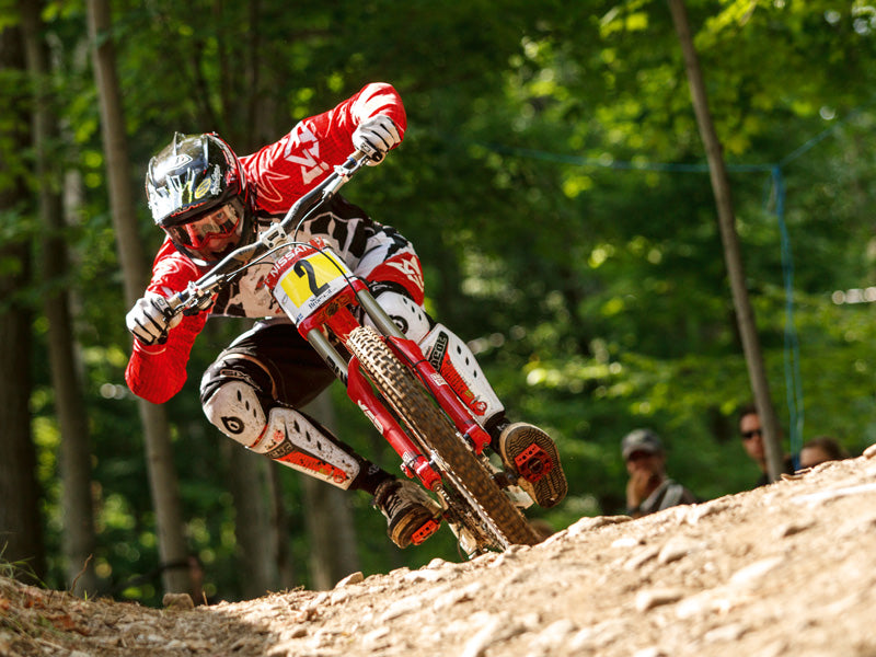 Photo of Steve Peat by Sven Martin, taken from Forged by Speed