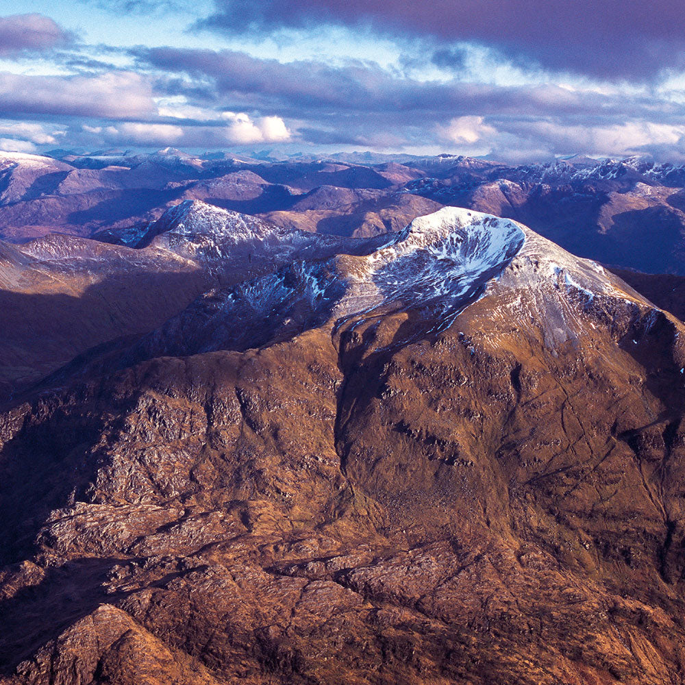 Sgurr a' Mhaim from Ben Nevis by Craig Aitchison (www.landandlight.co.uk), taken from the cover of Peak Bagging Munros Volume 1 by Nicola Hardy