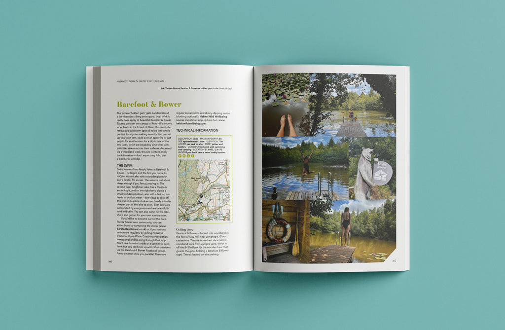 Swimming Wild in South West England by Sian Lewis sample pages
