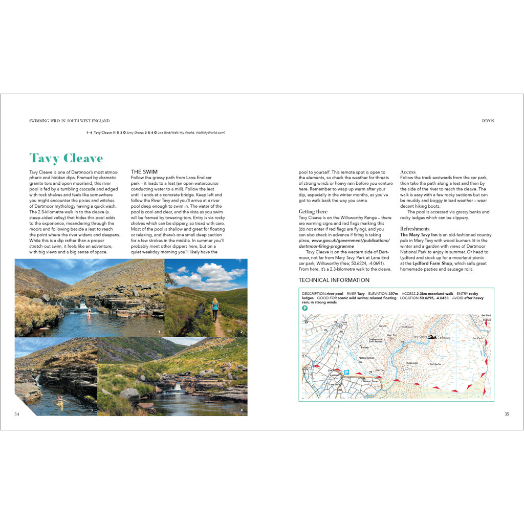 Swimming Wild in South West England by Sian Anna Lewis 9781839812934 sample pages
