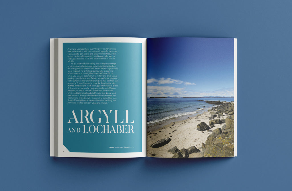 Sample pages from The Beaches of Scotland by Stacey McGowan Holloway 9781839810787 