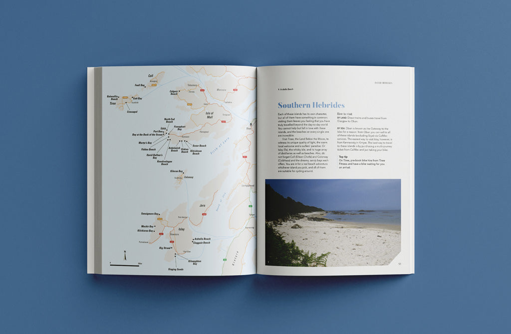 Sample pages from The Beaches of Scotland by Stacey McGowan Holloway 9781839810787 
