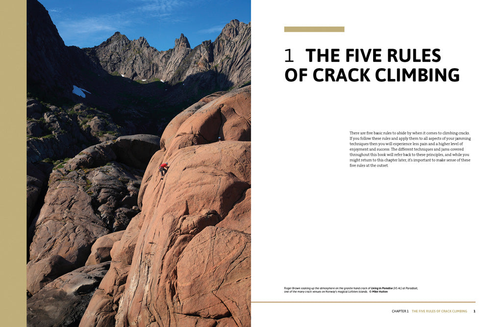 Crack Climbing by Pete Whittaker sample pages 9781911342762