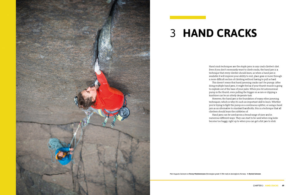 Crack Climbing by Pete Whittaker sample pages 9781911342762