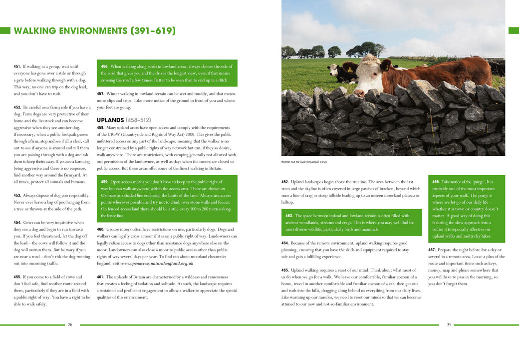 1001 Walking Tips features a huge collection of small tips to make a real difference to your walking, whether you’re on a leisurely stroll in your local urban area, exploring a national park, planning a long-distance trail or hiking in the mountains in winter.