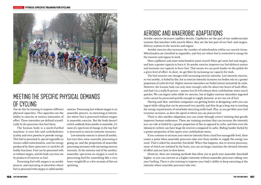 The Cycling Bible by Chris Sidwells sample page