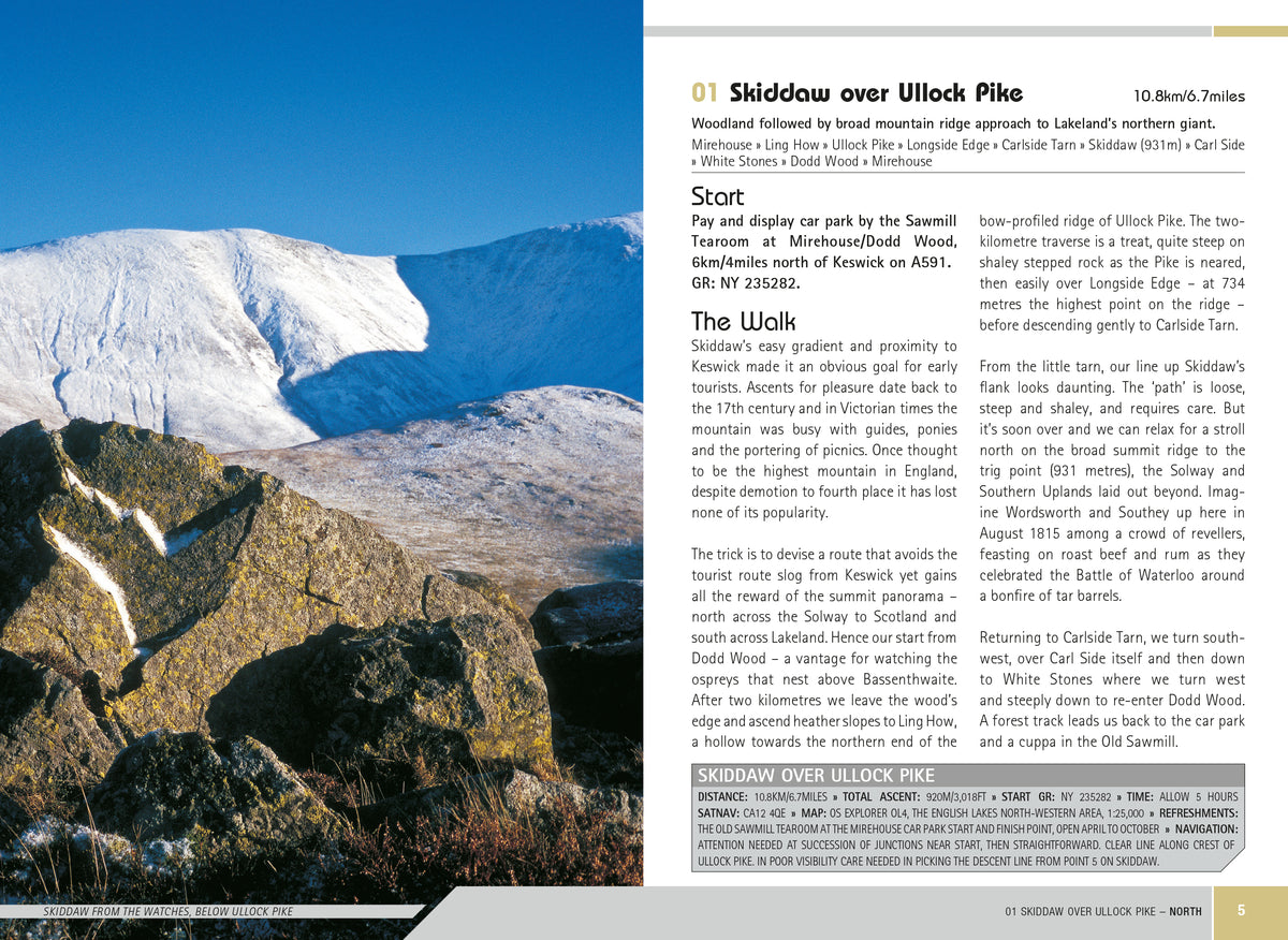 Day Walks in the Lake District - Adventure Books by Vertebrate Publishing