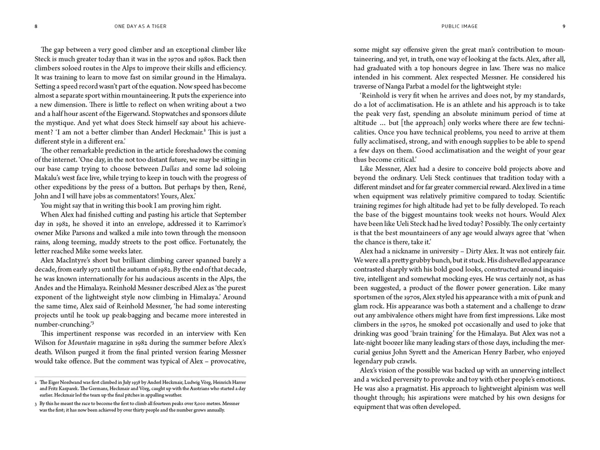 One Day as a Tiger - Adventure Books by Vertebrate Publishing