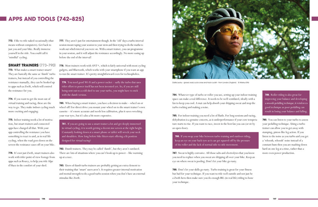 1001 Cycling Tips - Adventure Books by Vertebrate Publishing