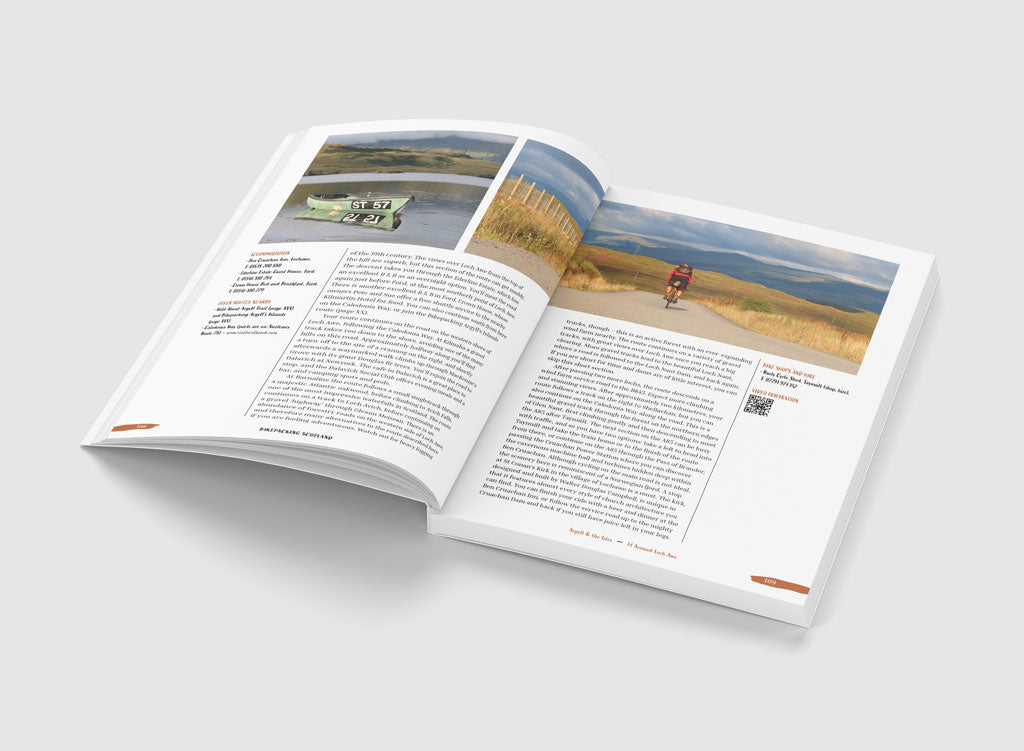 Sample pages from Bikepacking Scotland by Markus Stitz.