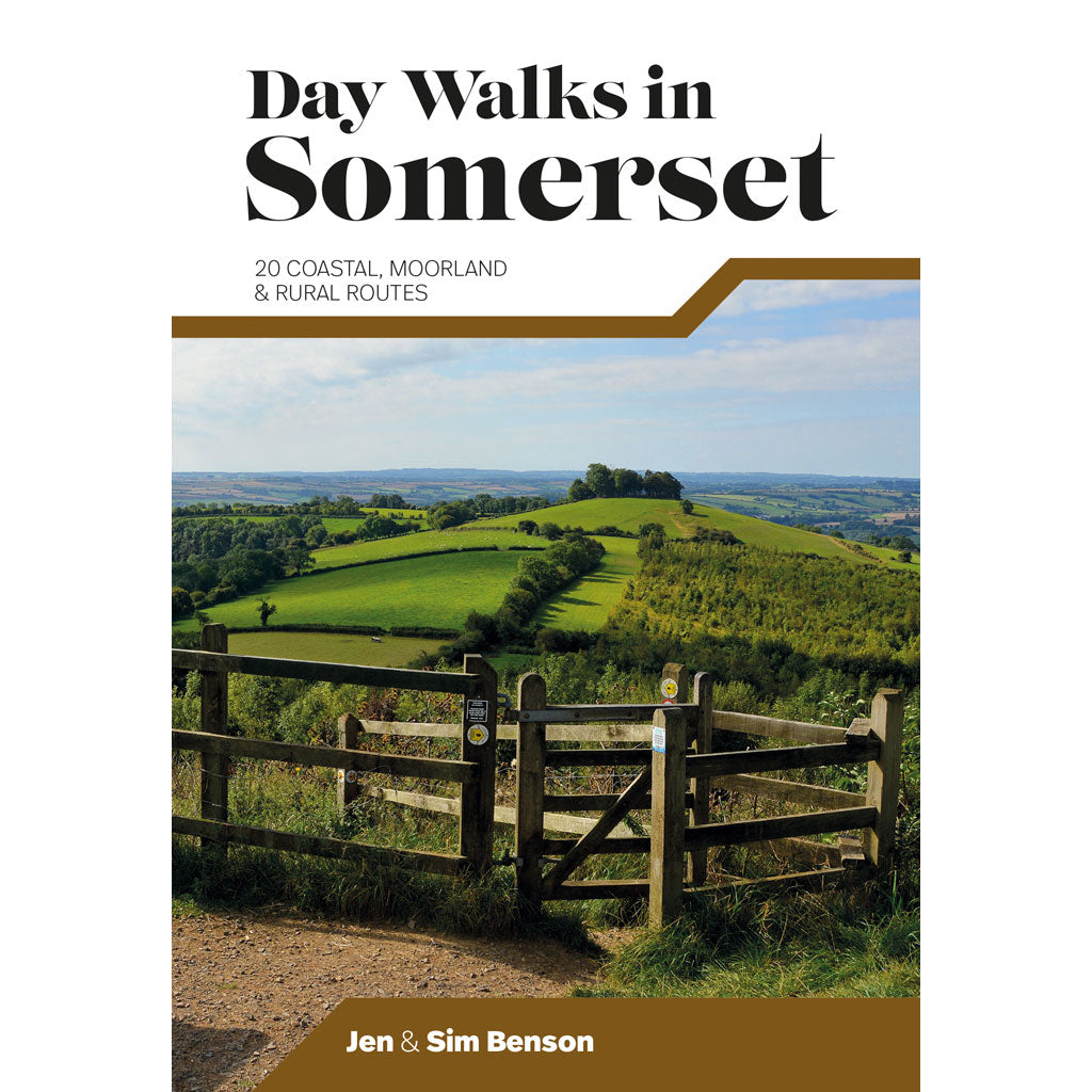 Day Walks in Somerset by Jen and Sim Benson book cover image 9781912560608