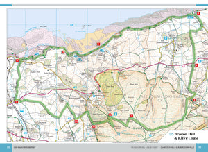 Sample pages from Day Walks in Somerset by Jen and Sim Benson 