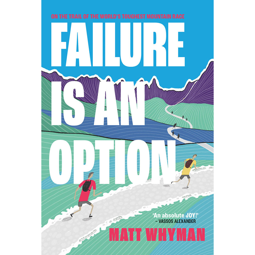 Failure is an Option is the story of Matt Whyman’s running journey and his experiences of taking part in the world’s toughest mountain race, the Dragon’s Back Race.